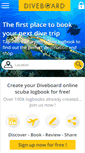 Mobile Screenshot of diveboard.com